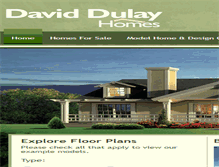 Tablet Screenshot of daviddulayhomes.com